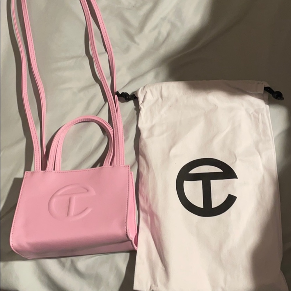Telfar small bubblegum bag